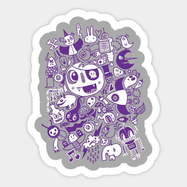 The Forgotten Doodle Sticker by wotto